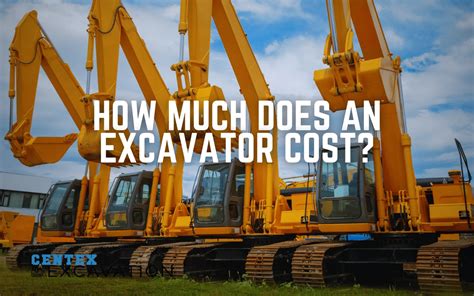 how much do excavators cost